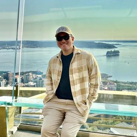 Fun headshot of Benson at Royce Hall!